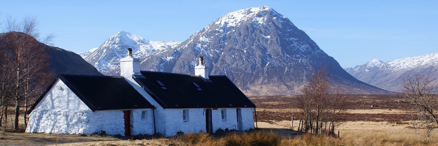 Glencoe and Buachaille Etive Mòr in Spring